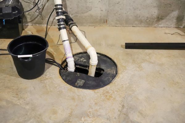 Basement Drainage Installation in Loveland